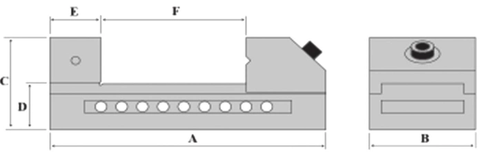 High Precision Tool Parallel Vise Clamping Vice Milling Machine Bench Vise