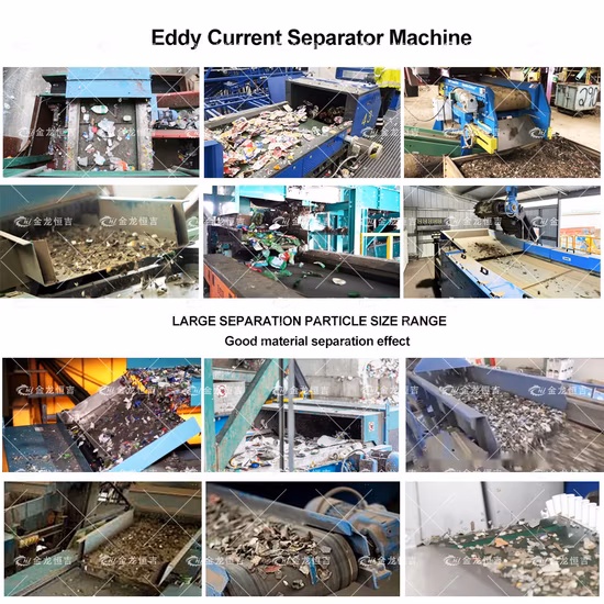 Mais recente Eddy Current Plastic Separator Price Metal Scrap Sorting Recycling Machine Manufacturers Alumínio Copper Metal Separating Equipment
