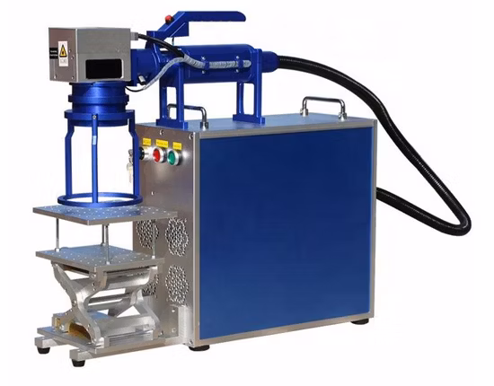 Personalização de amostra Posicionamento visual Máquina de marcação a laser de pulso resfriada a água/Equipamento de marcação